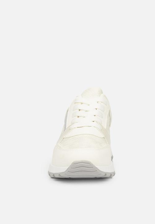 Butterfly Feet - Chrome sneaker - white