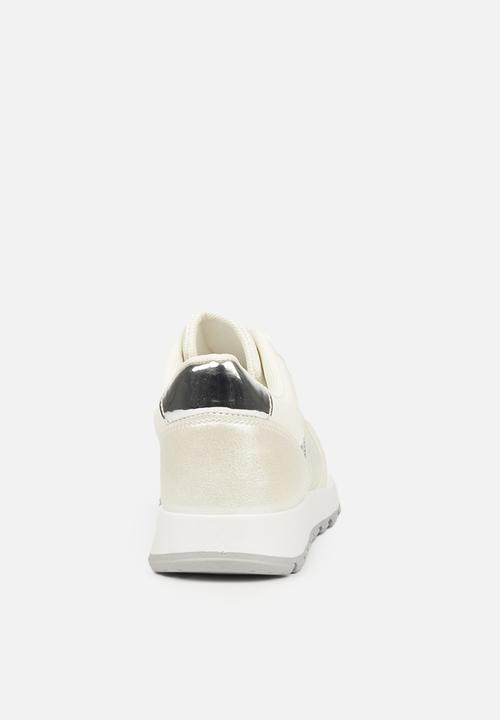 Butterfly Feet - Chrome sneaker - white