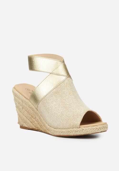 Butterfly Feet - Drayco 2 espadrille wedge - gold