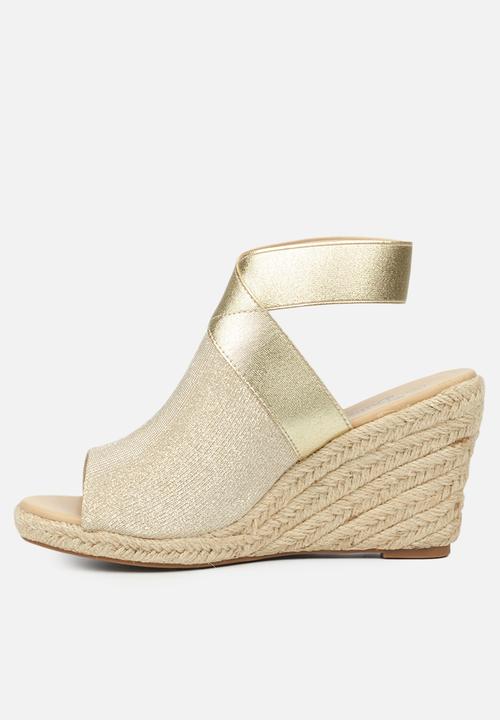 Butterfly Feet - Drayco 2 espadrille wedge - gold