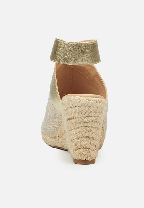 Butterfly Feet - Drayco 2 espadrille wedge - gold