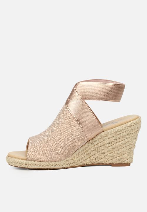 Butterfly Feet - Drayco 2 espadrille wedge - rose gold