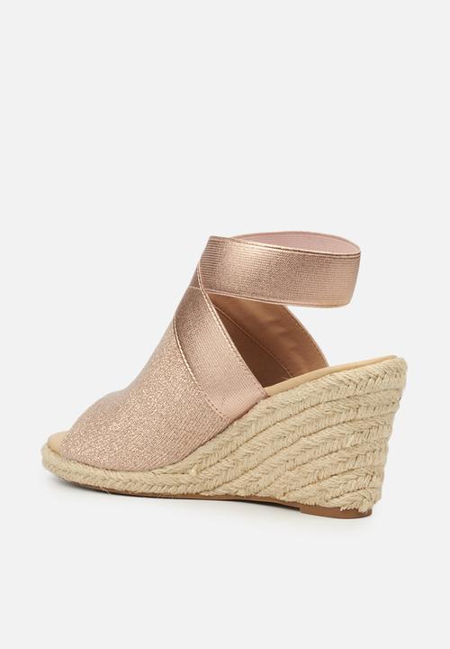 Butterfly Feet - Drayco 2 espadrille wedge - rose gold