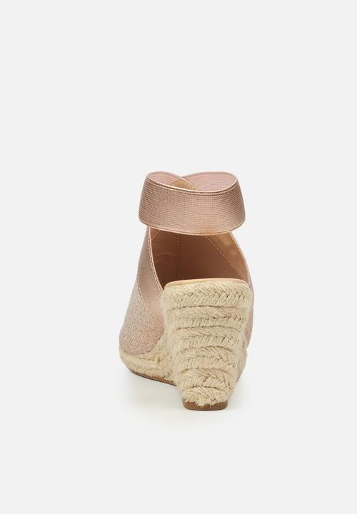 Butterfly Feet - Drayco 2 espadrille wedge - rose gold
