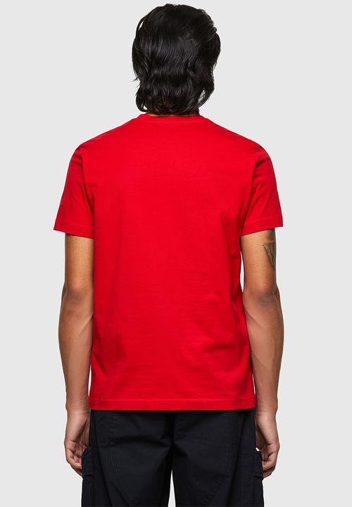 Diesel  - T-diegos-k20 graphic tee - red