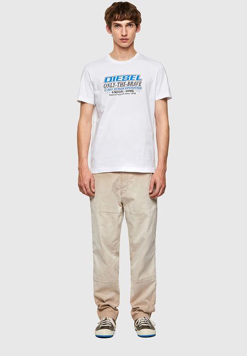 Diesel  - T-diegos-k20 graphic tee - white