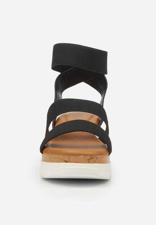 Butterfly Feet - Maddy 2 wedge - black