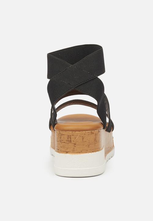Butterfly Feet - Maddy 2 wedge - black