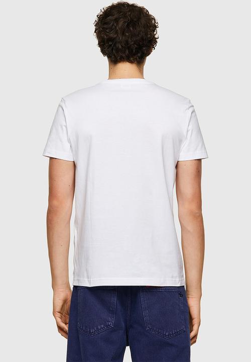 Diesel  - T-diegos-k22 printed tee - white