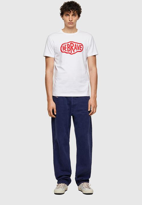 Diesel  - T-diegos-k22 printed tee - white