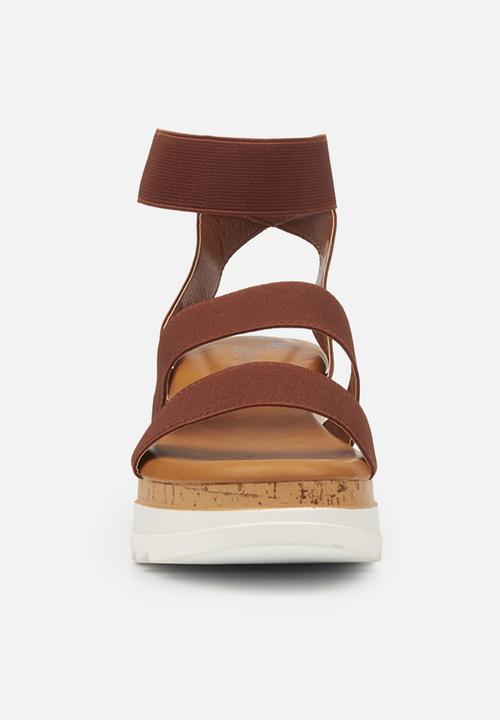Butterfly Feet - Maddy 2 wedge - brown