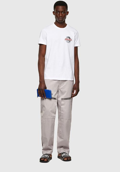 Diesel  - T-diegos-k23 chest logo tee - white