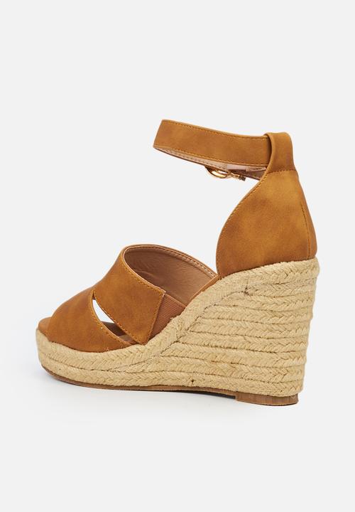 Butterfly Feet - Palma 1 espadrille wedge - tan