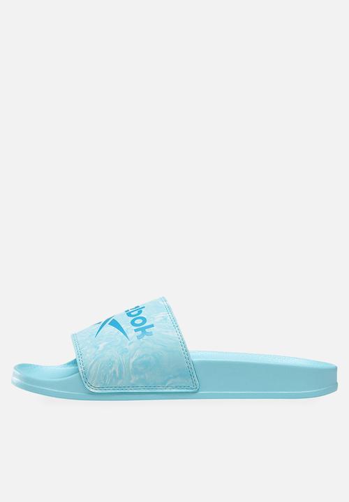 Reebok - Rbk fulgere slide - digital glow/radiant aqua /chalk blue
