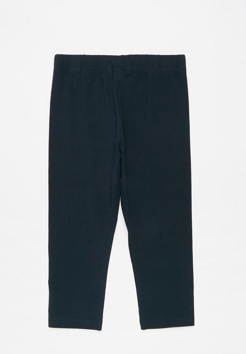 POLO - Girls megan printed cropped legging - navy