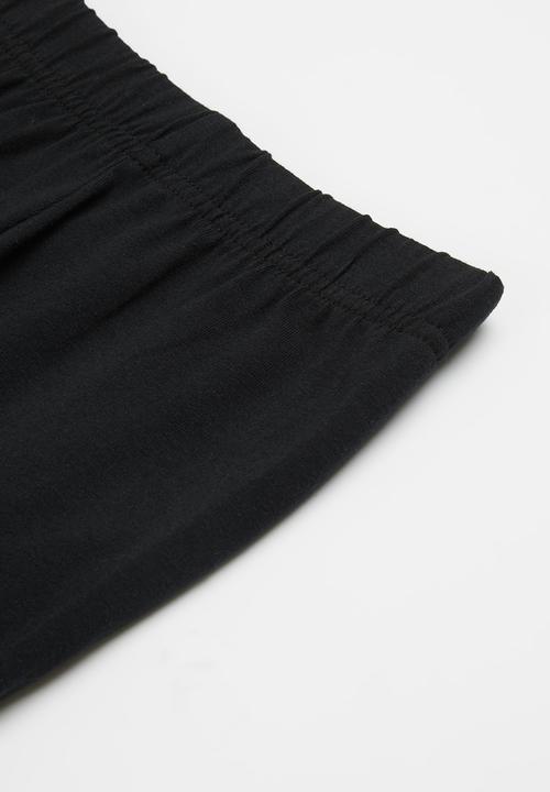 POLO - Girls megan printed cropped legging - black