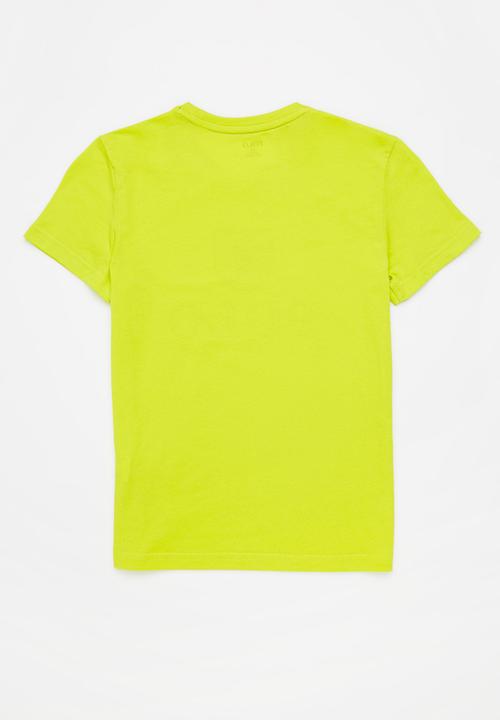 POLO - Boys corey printed tee - lime