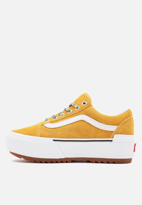Vans - Old Skool stacked - (multi lace) golden yellow/true white