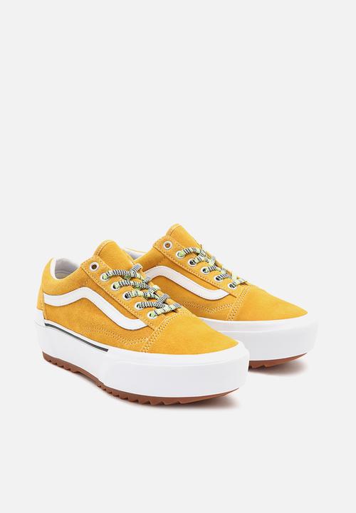 Vans - Old Skool stacked - (multi lace) golden yellow/true white