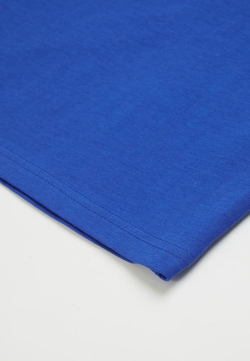 POLO - Boys james numerical v-neck tee - cobalt