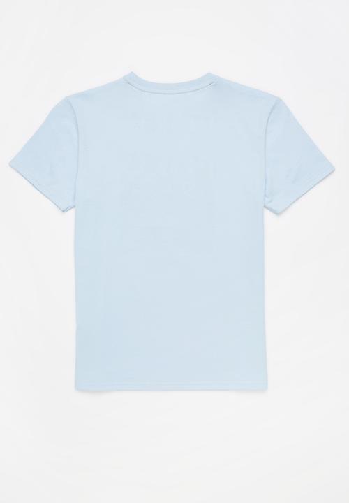 POLO - Boys cameron printed tee - light blue