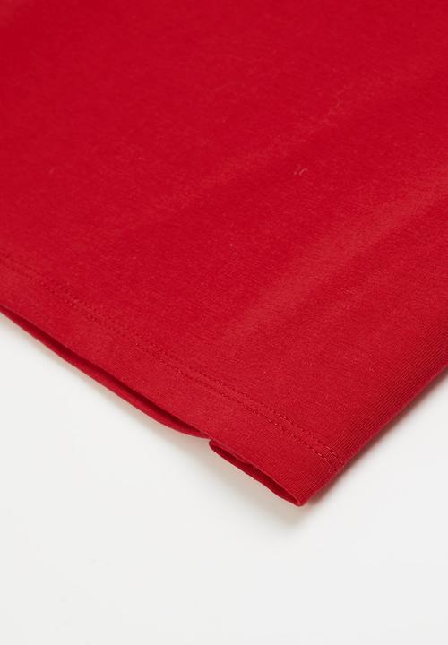 POLO - Girls kelly short sleeve tee - red