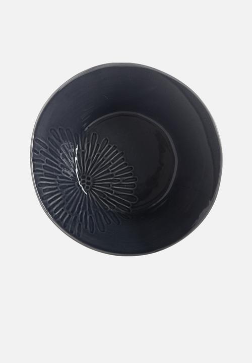 Maxwell & Williams - Panama round serving bowl - dark grey