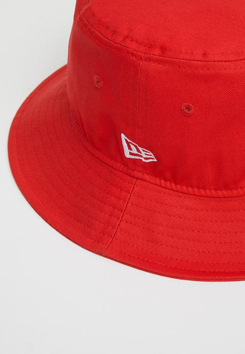 New Era - Bucket essential tapered newera - red