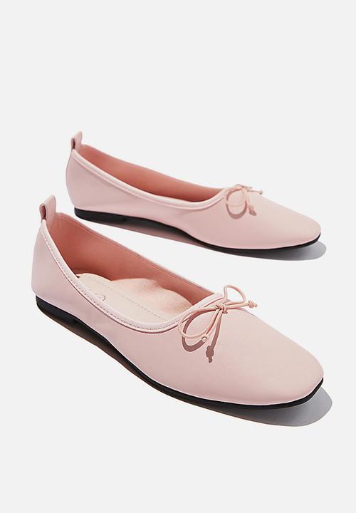 Cotton On - Essential rylee ballet - dusty pink soft pu