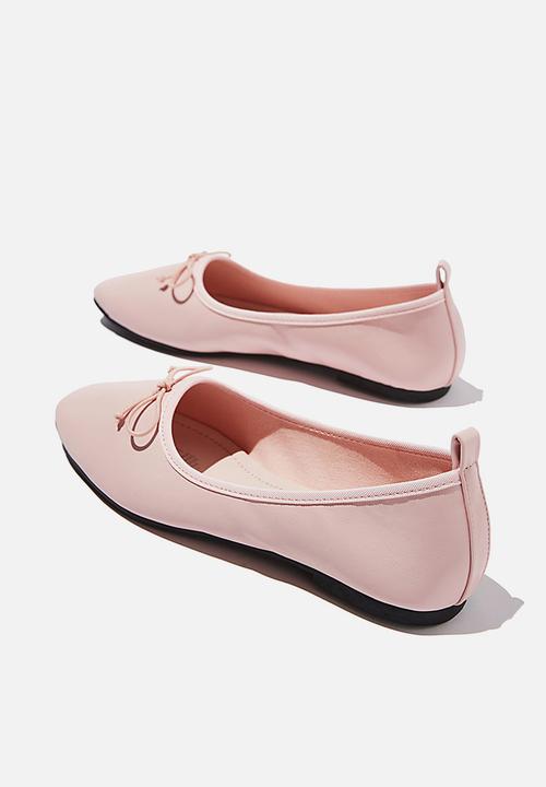 Cotton On - Essential rylee ballet - dusty pink soft pu
