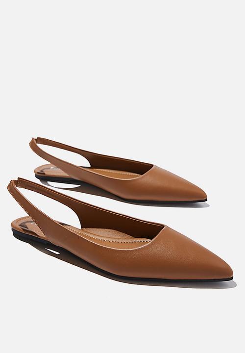 Cotton On - Essential lenni slingback point - tan pu