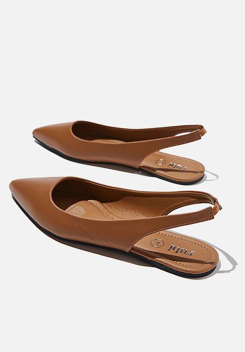 Cotton On - Essential lenni slingback point - tan pu