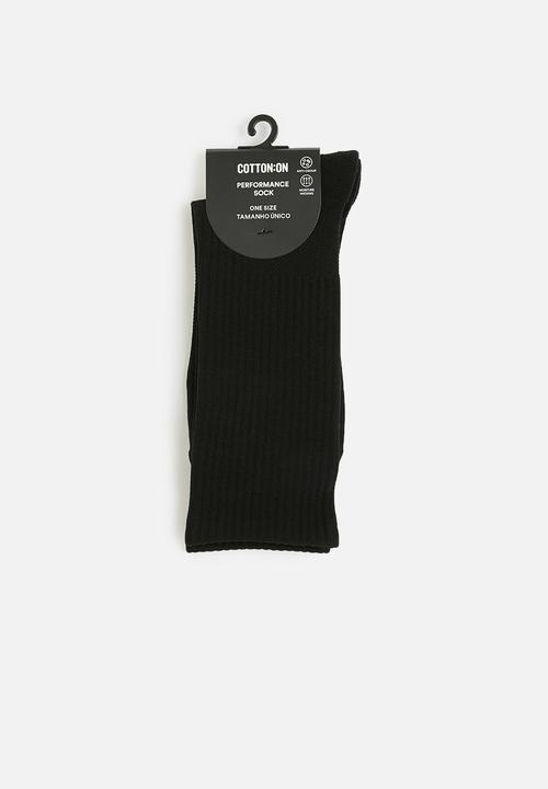 Cotton On - Performance active sock - black