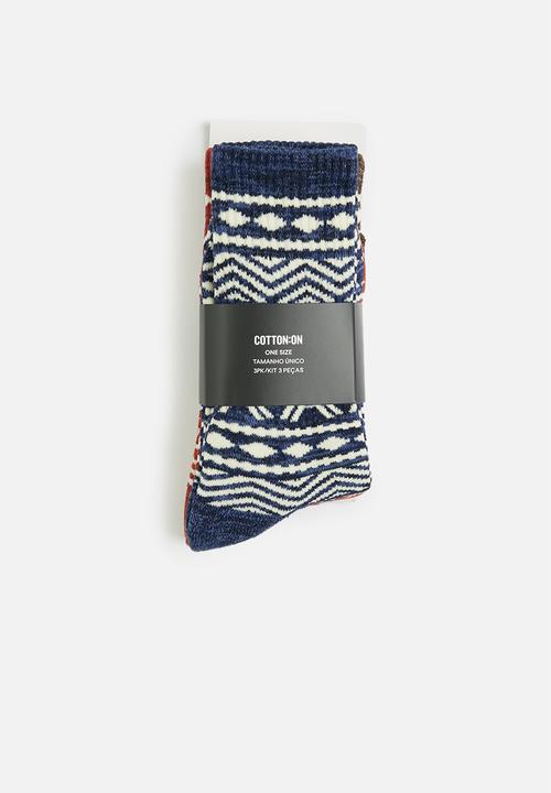 Cotton On - 3 Pack active socks - multi