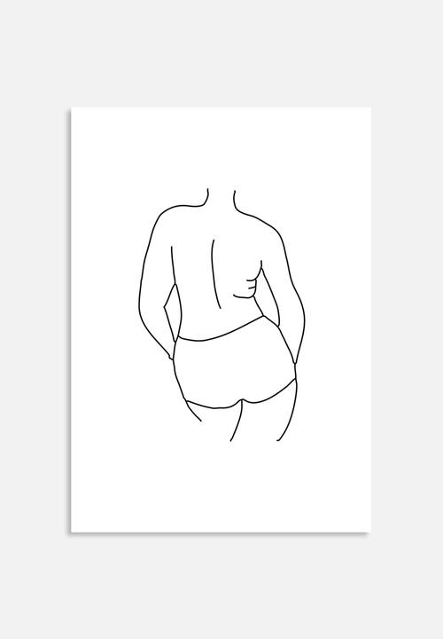 Sugar & Vice - Three women line drawing wall art bundle