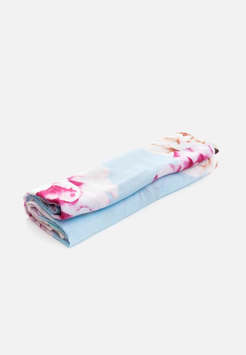 Miilk - Blue peonies muslin - multi