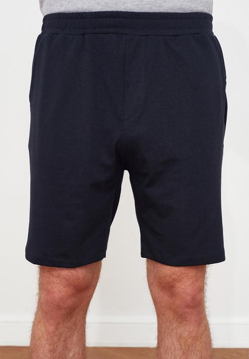 Trendyol - Side stripe fleece shorts - black