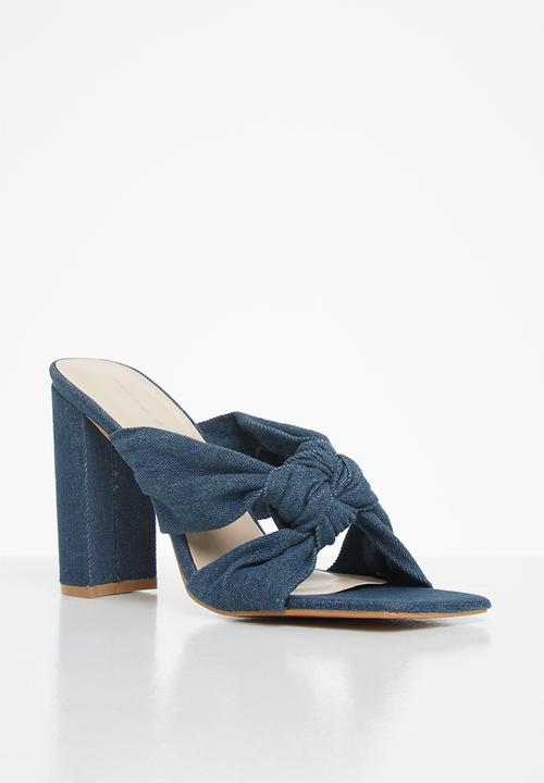 SISSY BOY - Monday mantra mule heel - denim