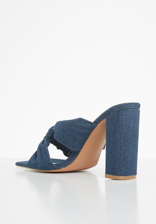 SISSY BOY - Monday mantra mule heel - denim