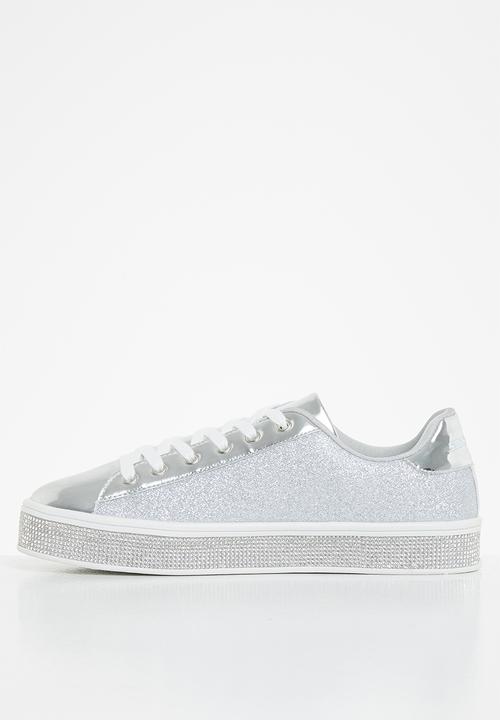 SISSY BOY - Shine bright duchess sneaker - silver