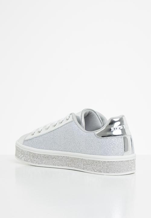 SISSY BOY - Shine bright duchess sneaker - silver