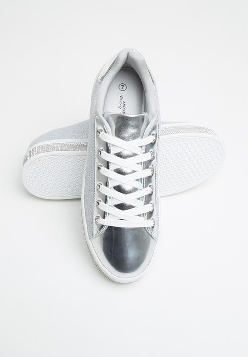 SISSY BOY - Shine bright duchess sneaker - silver