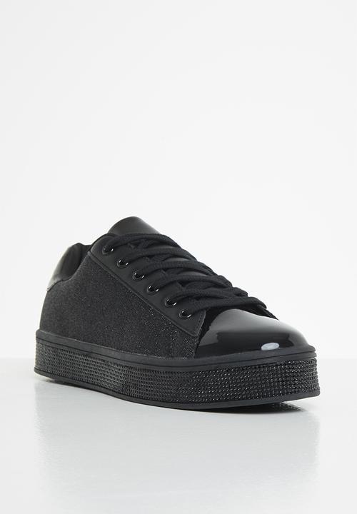 SISSY BOY - Shine bright duchess sneaker - black
