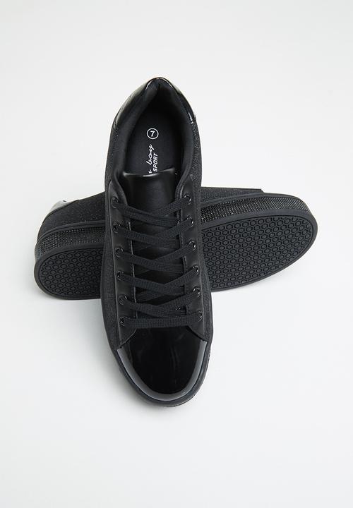 SISSY BOY - Shine bright duchess sneaker - black