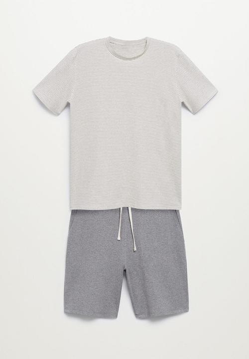MANGO - Pijama pack begur - grey