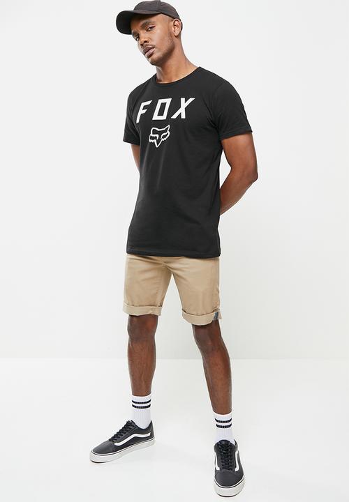 Fox - Legacy moth short sleeve tee - black