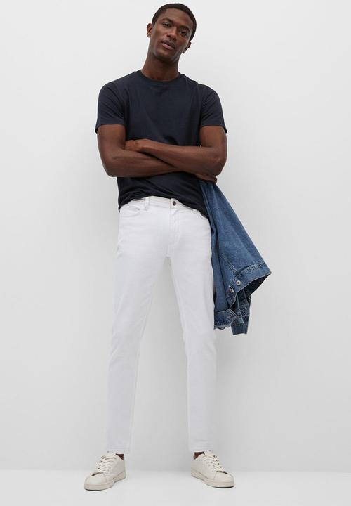 MANGO - Jeans jan - white