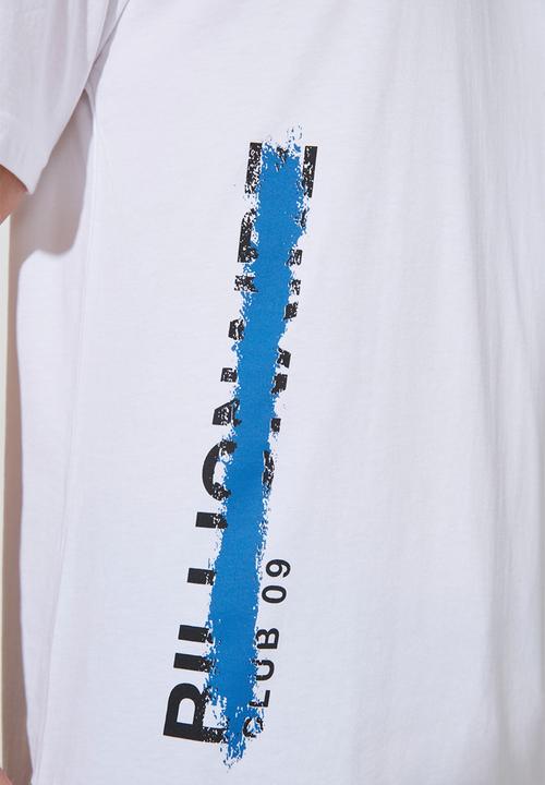Trendyol - Side chest print short sleeve tee - white