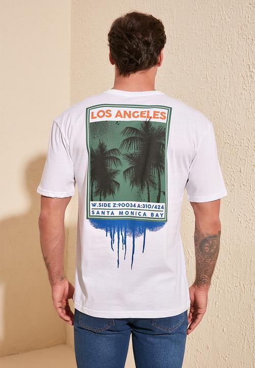 Trendyol - Back printed short sleeve tee - white
