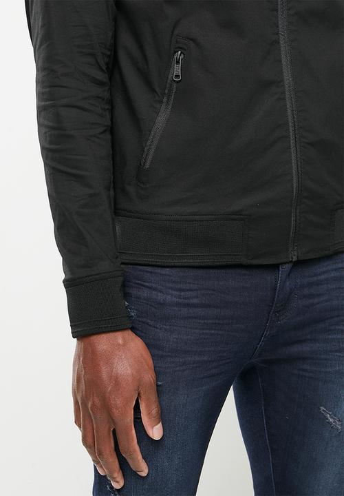 S.P.C.C - Walcott regular fit baseball jacket - black